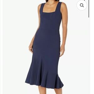 Dress the Population Navy Midi Dress
